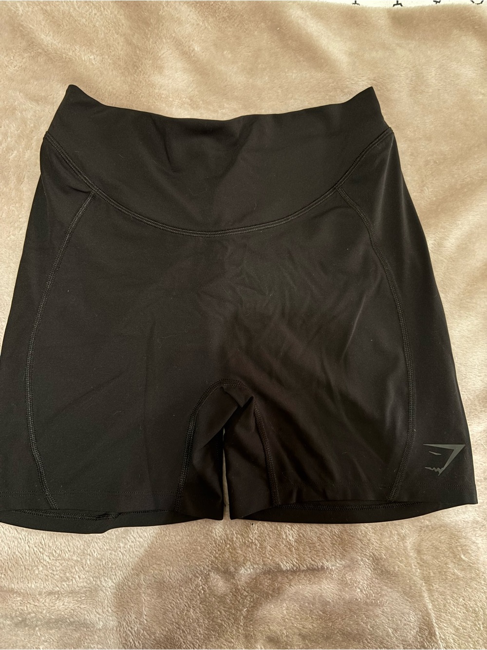 Gymshark Black LIFTING DIPPED WAISTBAND SHORTS - Picture 6 of 8
